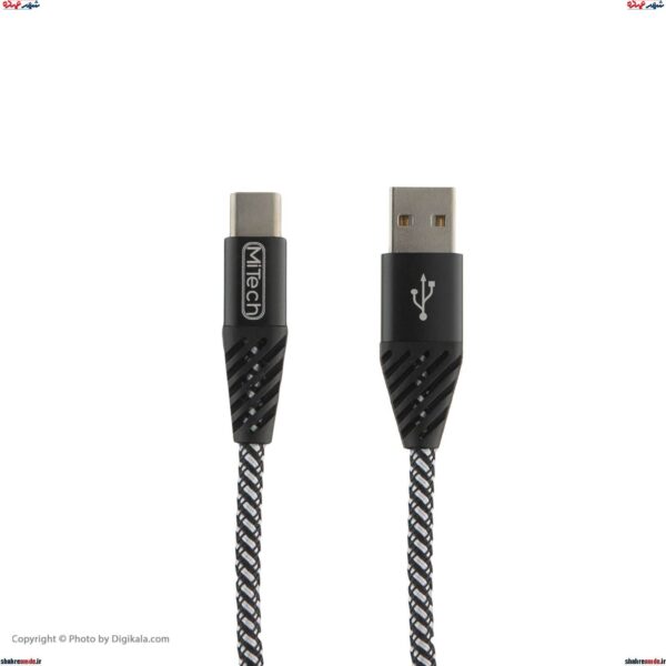 کابل تبدیل USB به USB-C میتک مدل TC-231 طول 1.2 متر